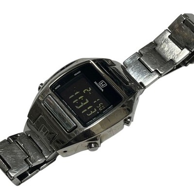 HONDA Digital Quarz Uhr Silber W620-4450 NEUE BATTERIE Vintage Funktioniert