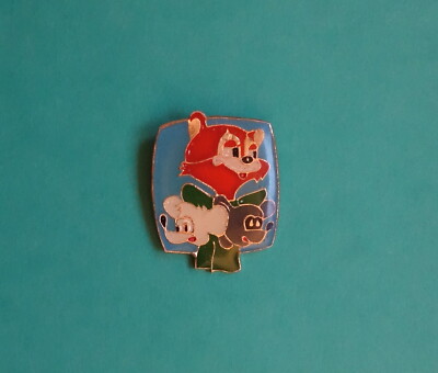 UdSSR Pinback Sowjetische Cartoon ''Leopold die Katze'' Vintage Brosche.