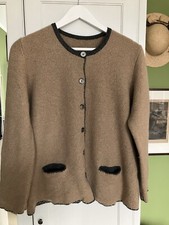 Damen - Strickjacke, Kaschmir, Beige, Gr.  42...