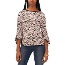 Sam & Jess Womens Knit Bell Sleeves Pullover Blouse Top BHFO 1832