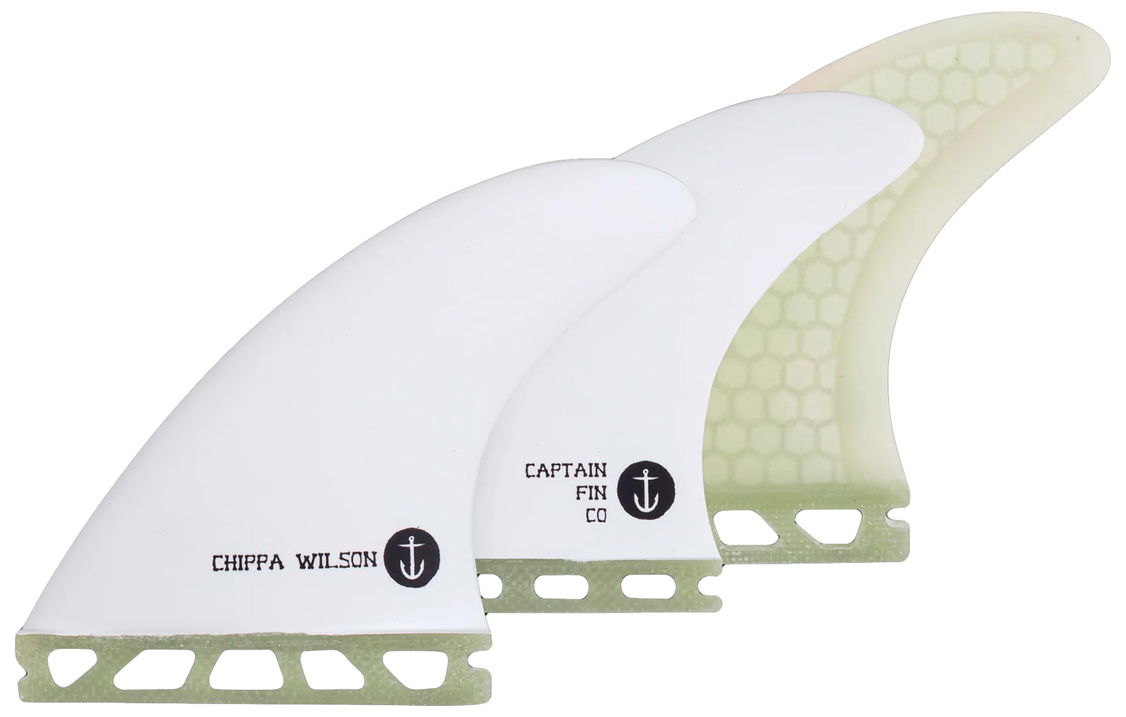Плавник капитана Чиппы Уилсона New Bones Futures для подруливающего устройства - Белый - S - Новый