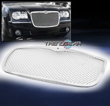 For 2005-2010 300300c Front Upper Stainless 2.5mm Wire Mesh Grille Chrome For 2005-2010 300300c Front Upper Stainless 2.5mm Wire Mesh Grille Chrome