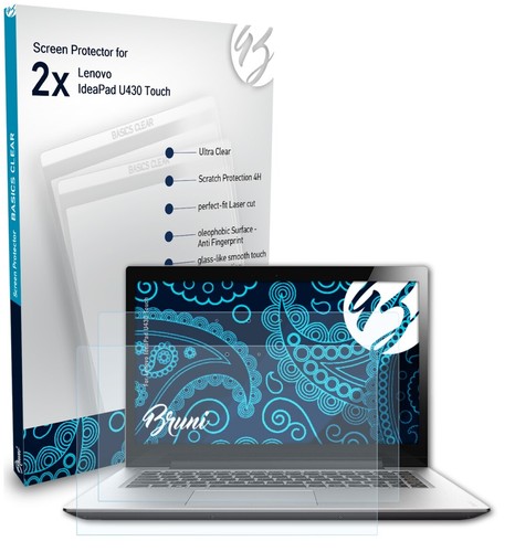 Protecteur D'écran Bruni Pour HP Elitepad 900 - Pack De 2 Films Anti-rayures - Fabriqué En Allemagne