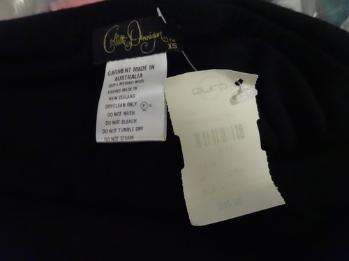 BNWT COLLETTE DINNIGAN Off The Shoulder Merino Wool Top / Mini Dress -Size XS - Picture 5 of 5
