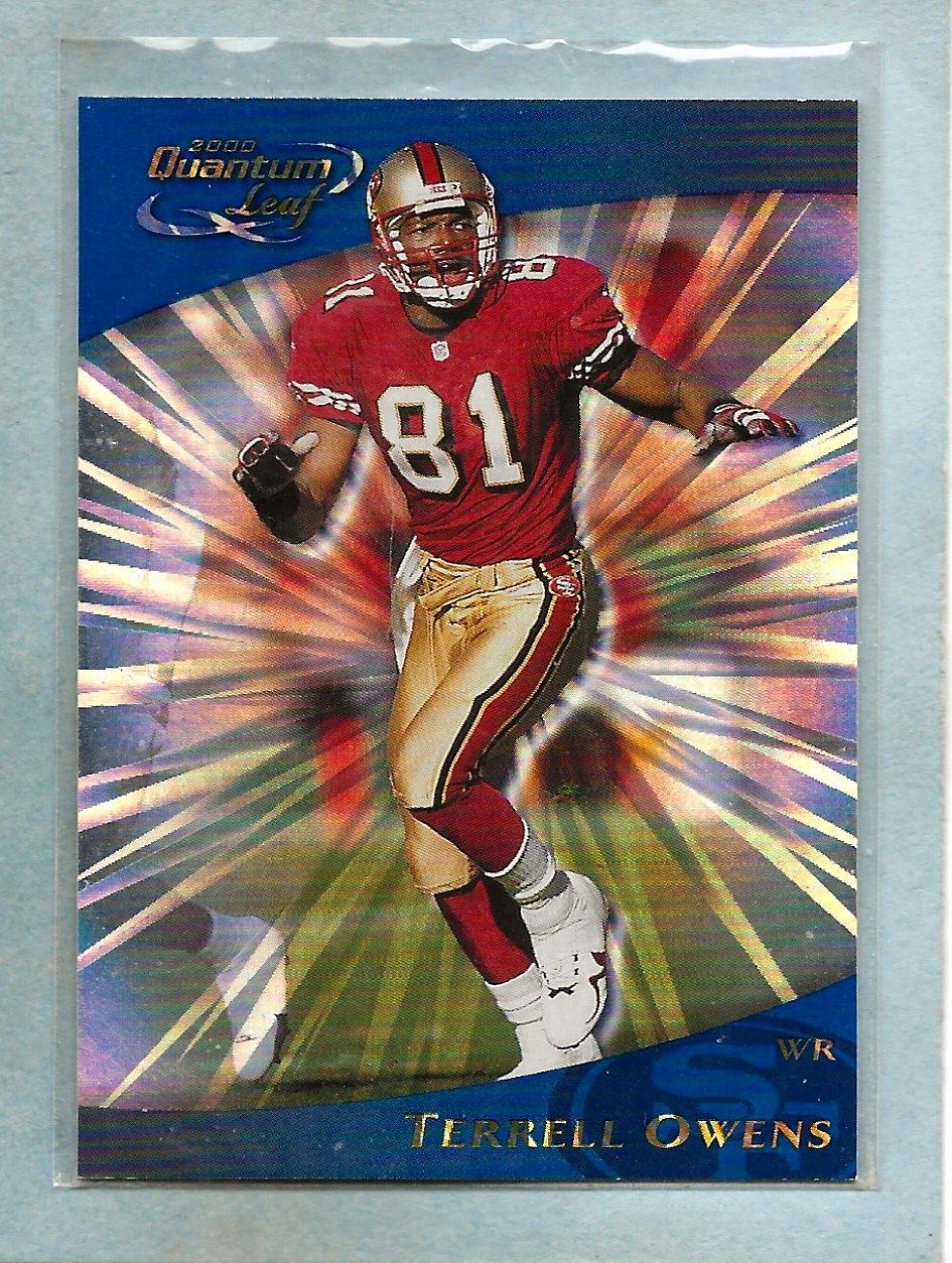 TERRELL OWENS - 2000 Quantum Leaf - #243 - 49'ers - $1.00 Shipping 