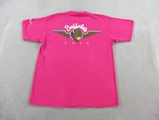 VINTAGE T Shirt Adult Extra Large Pink Buffalos Cafe 90s USA Made Print Cancun