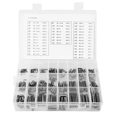 280Pcs Slotted Spring Pin Assortment Kit Stainless Steel Split Spring Dowel