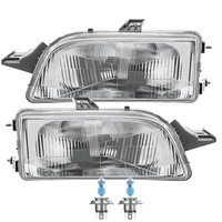 Scheinwerfer Set H4 FüR Fiat Punto Van 176L 176 176_ 176C Inkl. Osram Lampen