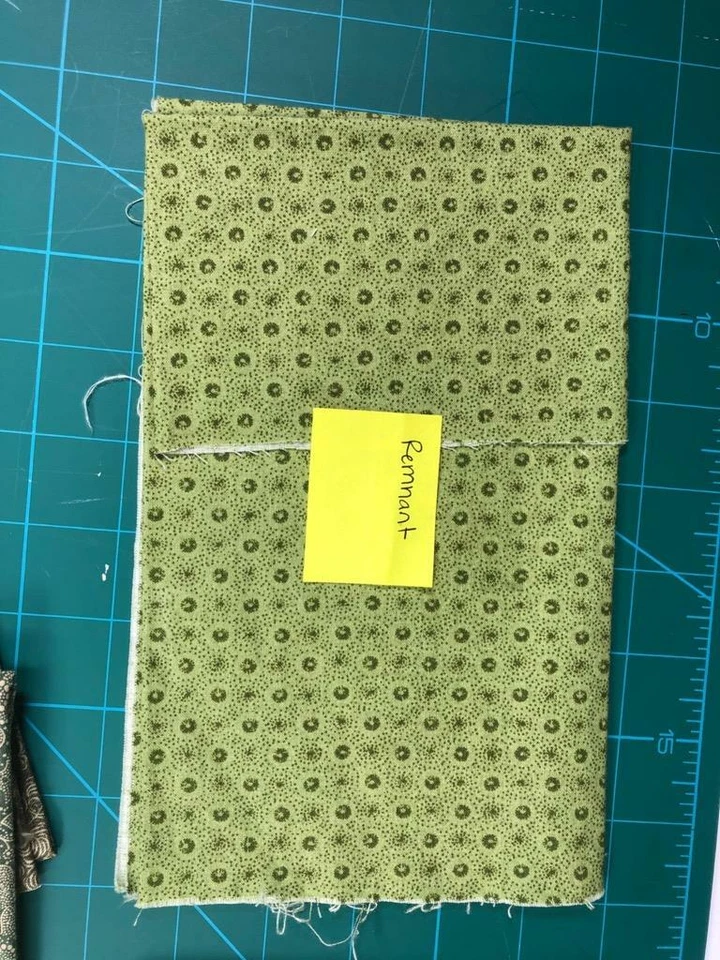 Quilters Project Bundle 3+ yards Greens, Marcus Bros. Sturbridge Cranston SSI - Image 3 of 4