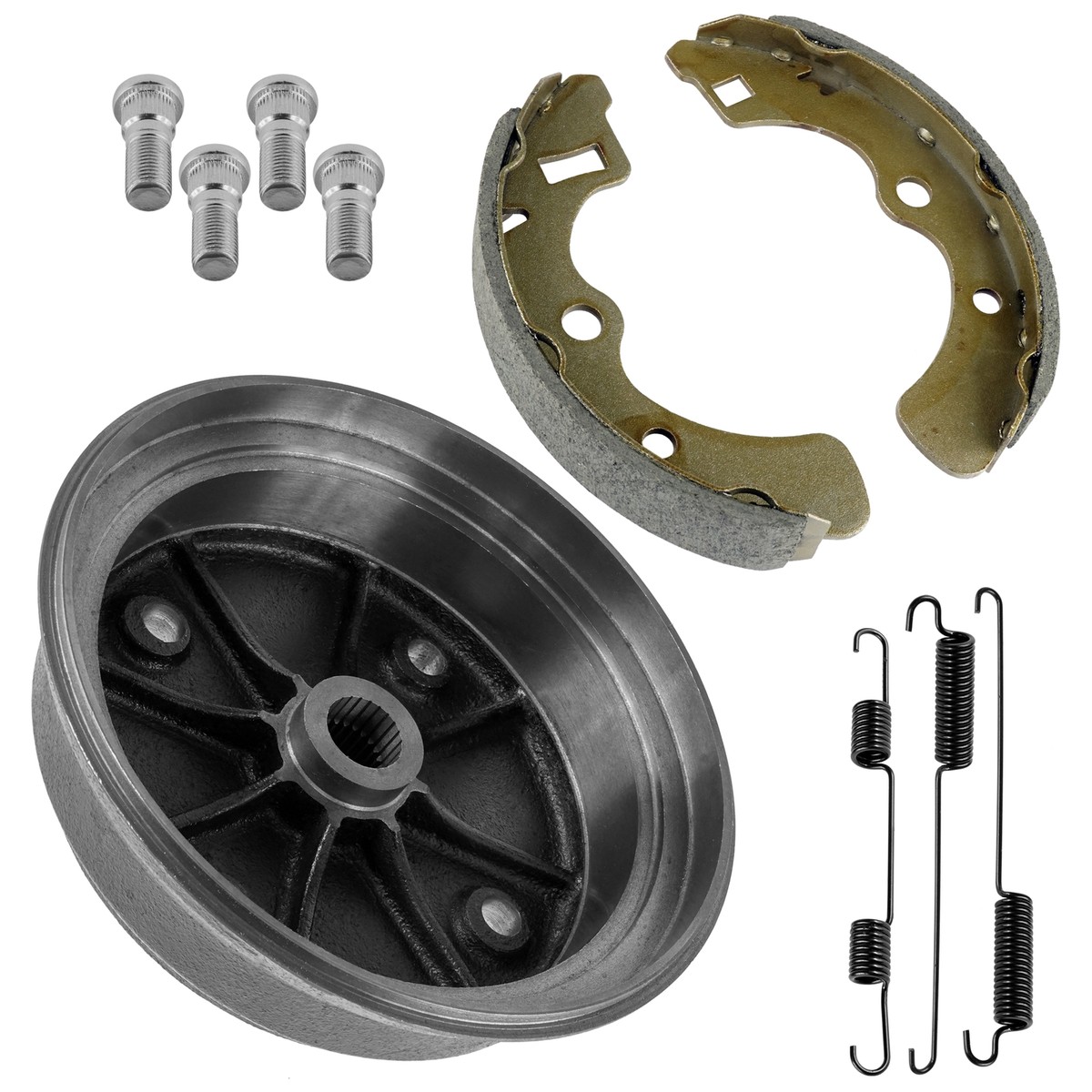 KA2201ページ Rear Brake Hub Shoes Studs for Kawasaki Mule 3010 Diesel 4x4