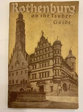 Vintage Ernest Geissendorfer Travel Guide, ROTHENBURG GERMANY 1960's Special