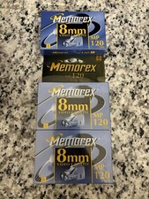 Memorex 8mm Video Cassette Mp 120 8 Lot Of 3 Unopened