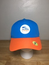 BNWT 2019 PGA Jr. League Blue Orange Adjustable Adult Baseball Hat / Cap