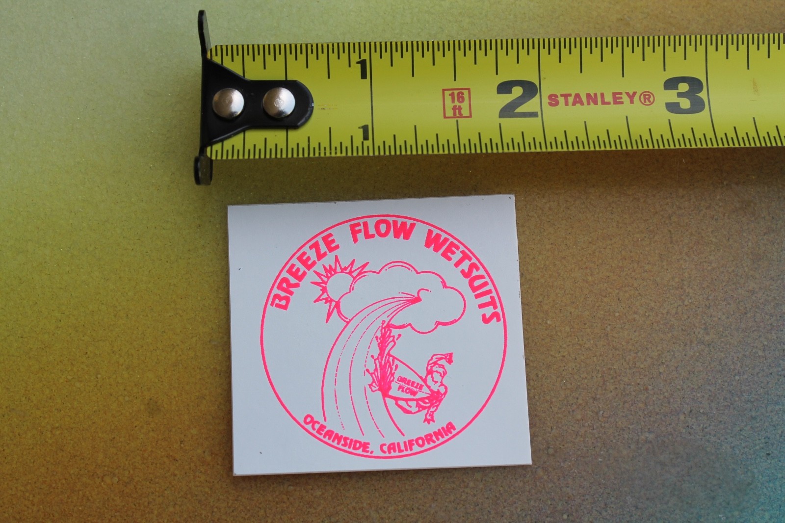 Breeze Flow Wetsuits Oceanside CA San Diego Surf Neon Vintage Surfing