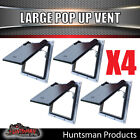 <!--F#f_0-->X4 Large black pop up ROOF AIR VENTS Trailer Canopy Truck Horse float Caravan<!--F/-->