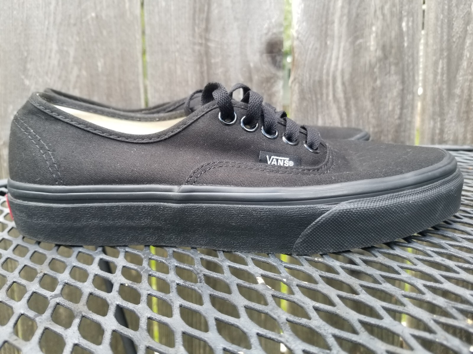 Vans Authentic Black Classic Sneaker Men 6.5 Women 8-image