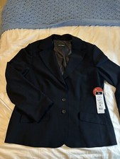 Gil Bret Womens Size 22 Bnwt Black Long Sleeve Single Breasted Jacket Blazer
