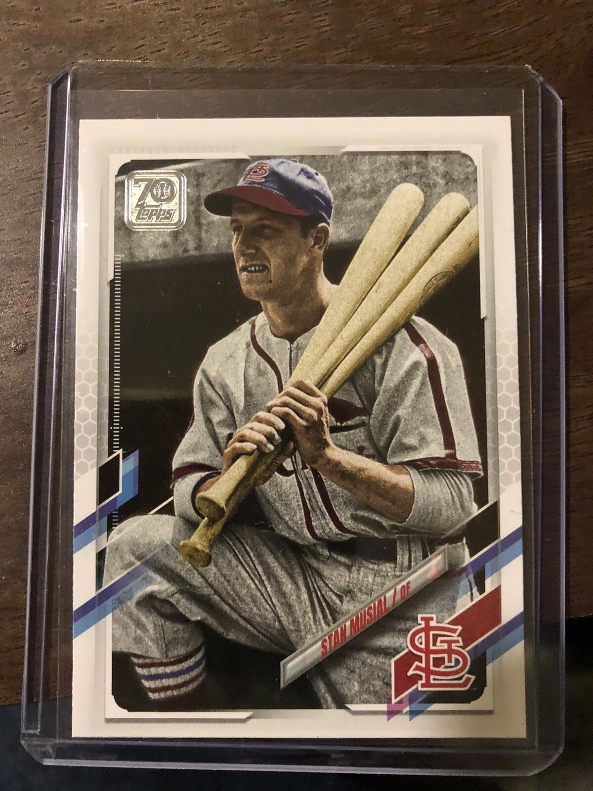 2021 TOPPS SERIES 1 (#229) - IMAGE VARIATION SP - STAN MUSIAL