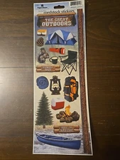 Paper House THE GREAT OUTDOORS Cardstock Scrapbooking Stickers 