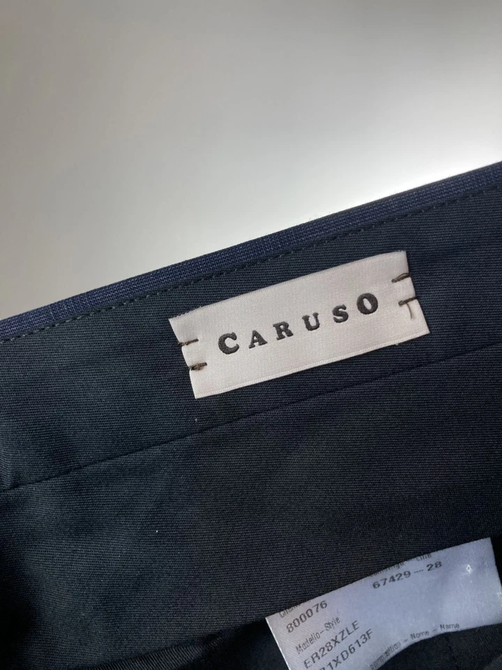 Pantalones de vestir Caruso azul marino 36 w Foto 4 de 4