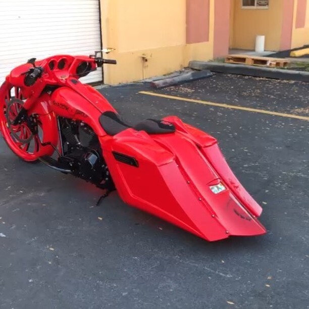 Road King Bagger 2009-2013 Harley Davidson Saddlebags Overlay