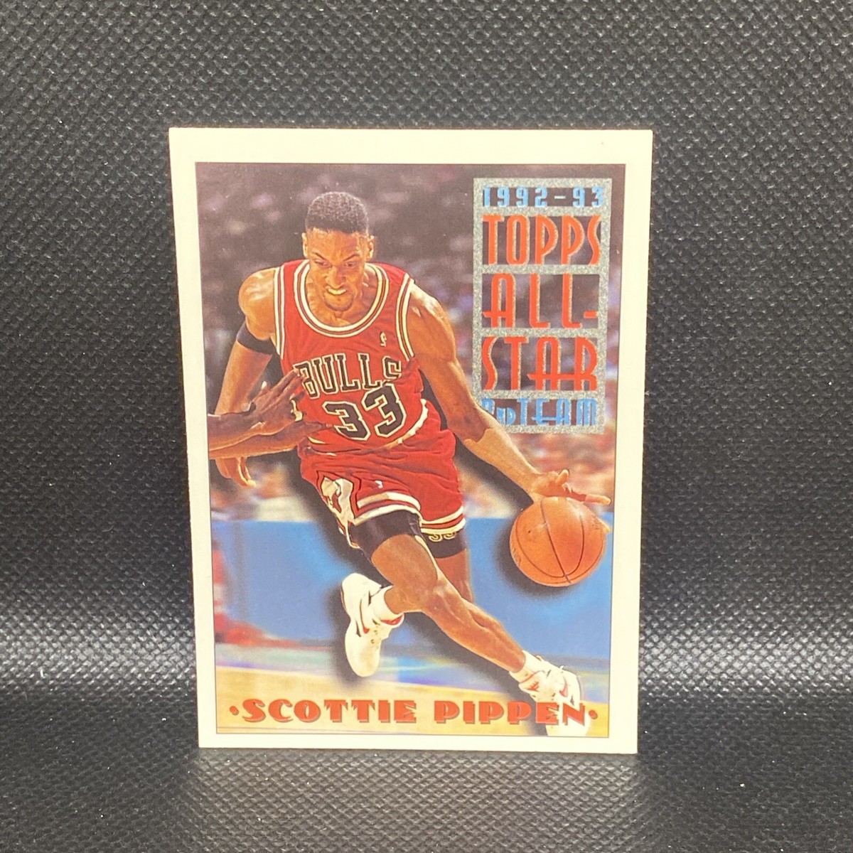 scottie pippen AUTO サイン　ピッペン　　TOPPS 1992-93 Topps - Scottie Pippen - #117 - Topps All-Star Team