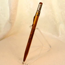 1930's SCRIPTO ADGIF 4-47 Gold Metal LONG OIL Topeka OK Advert Mechanical Pencil