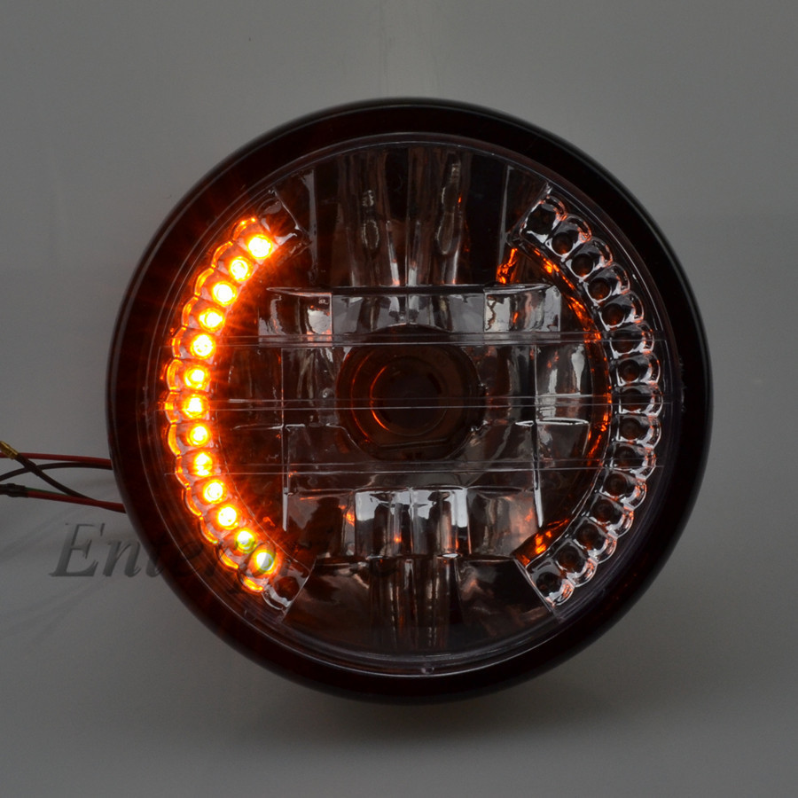 7 inch Motorcycle Bike Round Headlight LED Head Lamp PROJECTOR FOR