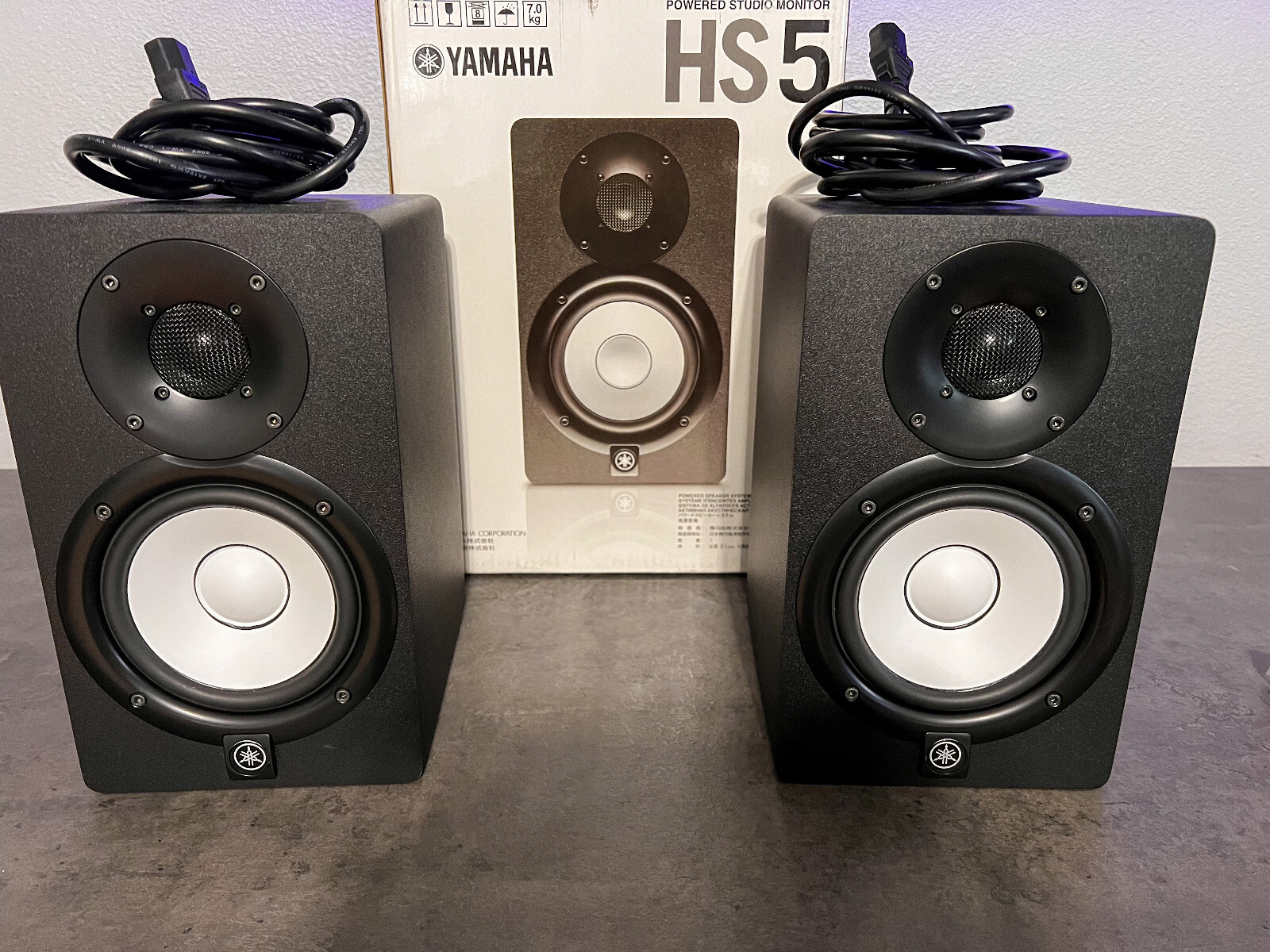 Yamaha HS5 Powered Studio Monitor - Black (Pair) 888365309415 | eBay