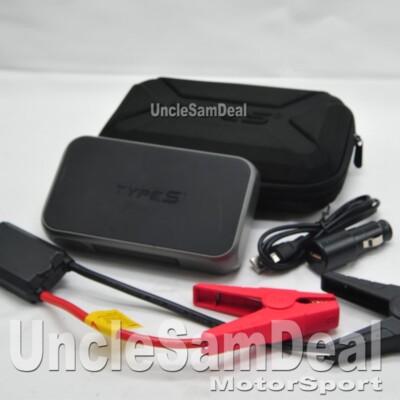 TYPE-S AC530171 PORTABLE POWER BANK CAR JUMP STARTER W/ LCD DISPLAY + FLASHLIGHT