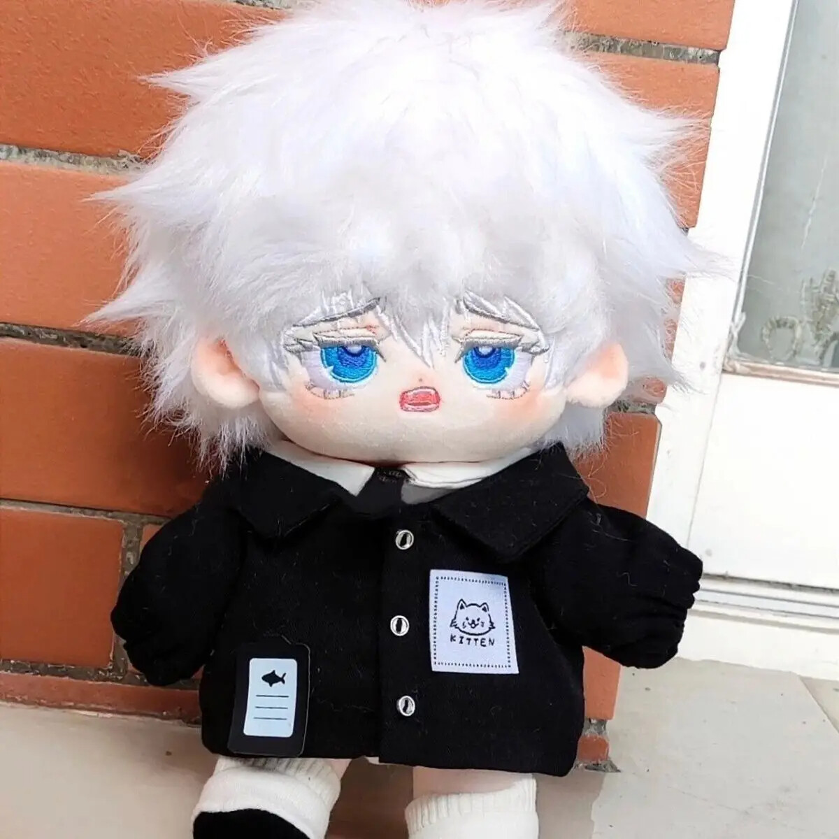 20cm Anime Jujutsu Kaisen Satoru Gojo Plush Stuffed Cotton