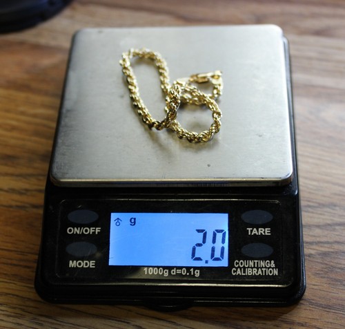 Bonita pulsera unisex de cadena de cuerda de oro amarillo 14K de 3 mm de 7,25 - Imagen 5 de 5