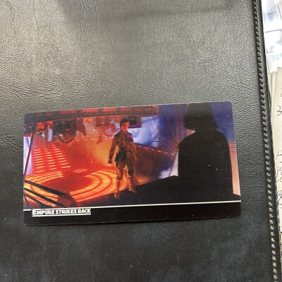 Star Wars The Empire Strikes Back 3d 2010 WideVision Topps #39 Darth Vader Luke