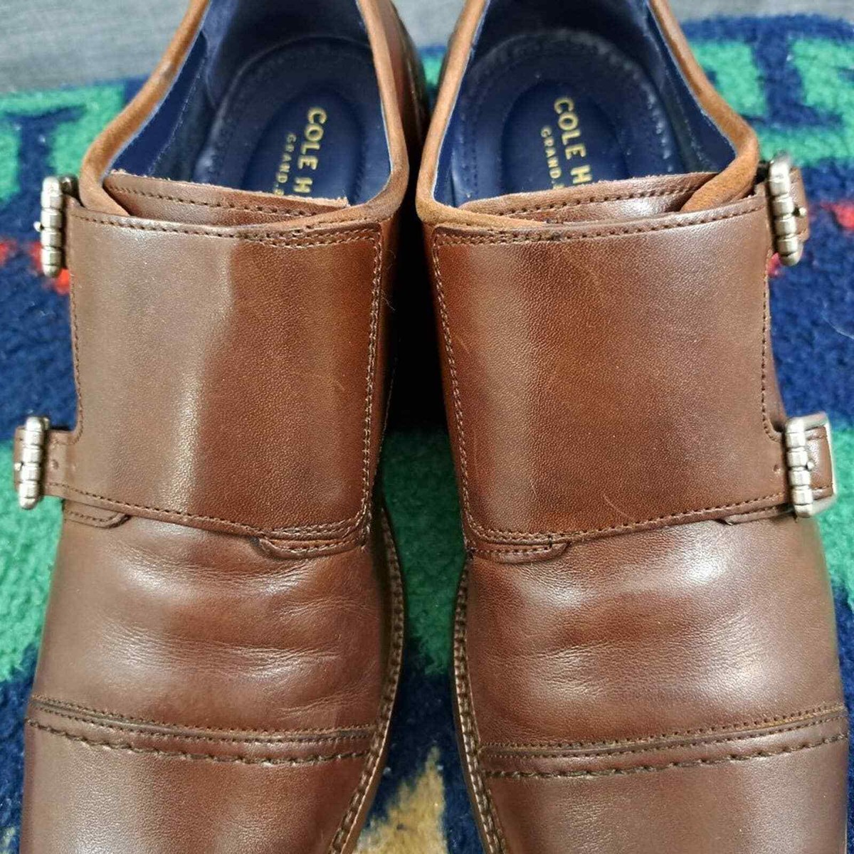 Cole Han Grand Monk Chestnut Men’s Dress Shoes Cole Haan Grand.360 Double Monk Strap Shoes | Mercari main image 4