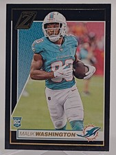 2024 ZENITH MALIK WASHINGTON ROOKIE FOOTBALL CARD DOLPHINS NFL panini 172