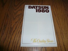 1980 Datsun Sales Brochure - Vintage - Small Brochure