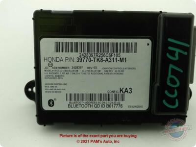 Used Telematics Interface Module fits: 2015 Honda Odyssey Communication Bluetoot