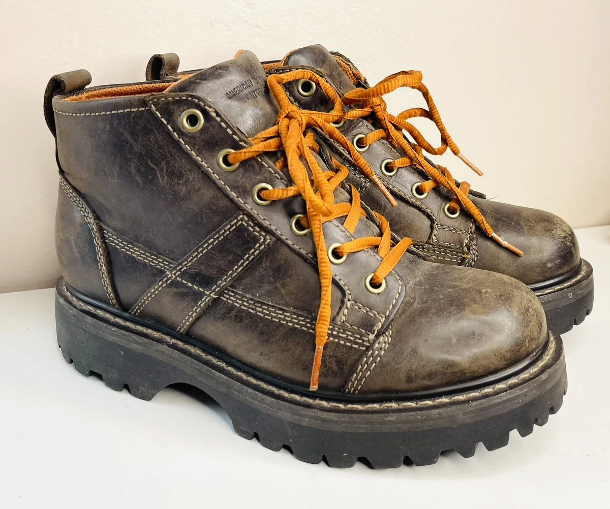 Vintage Women's 9 American Eagle AE 90s Y2K Chunky Lace Up