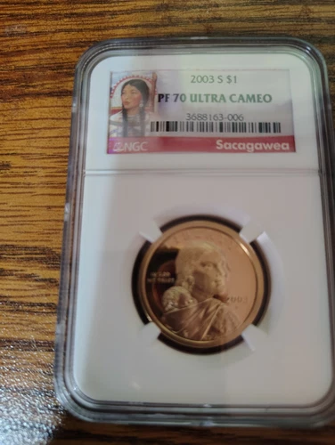 2003 S $1 Sacagawea Proof Dollar ~ NGC PF70 Ultra Cameo