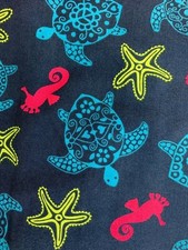 SCRUB TOP SIZE SMALL OCEAN SEA LIFE NWT NURSE MEDICAL VET TECH DENTAL CNA S