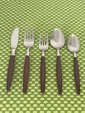 AMERICAN TEMPO Stainless Japan Synthetic Wood MCM NEW Flatware SMART CHOICE E93N