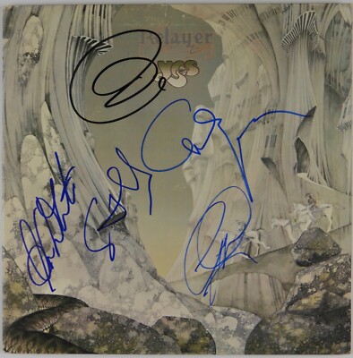 YES JSA Signed Autograph Album Record Vinyl Jon Anderson Chris