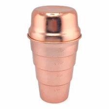 Vintage Aluminum 2 Cup Mixer Shaker Drink Smoothie Maker & Lid Copper MCM Beehiv