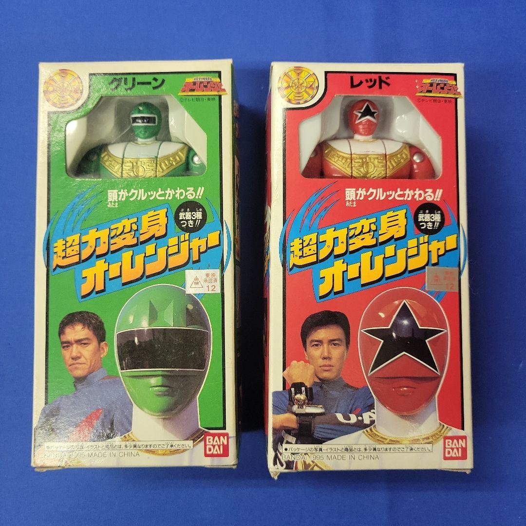 Power Rangers Zeo Ohranger Figure red green 2set BANDAI japan Mint
