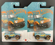 HOT WHEELS 56th Anv. '21 Ford Bronco Pearl  Chrome Lot Of 2 2024