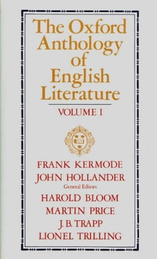 Oxford Anthology of English Literature Two-Volume Set