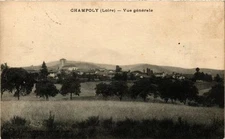 Old postcard St-PIERRE-de-BOEUF - Panorama of the village and the Rhone Valley (165844)