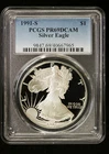 Photo of a 1991-S American Silver Eagle Proof from an eBay listing that sold on Jan 21, 2026