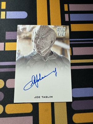 Joe Taslim as Manas STAR TREK Beyond Autograph Card Auto