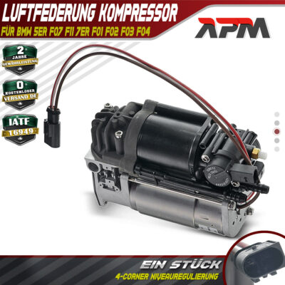 Merautop Kompressor Luftfederung Für BMW 5er 7er X5 X6 - Mit Relais